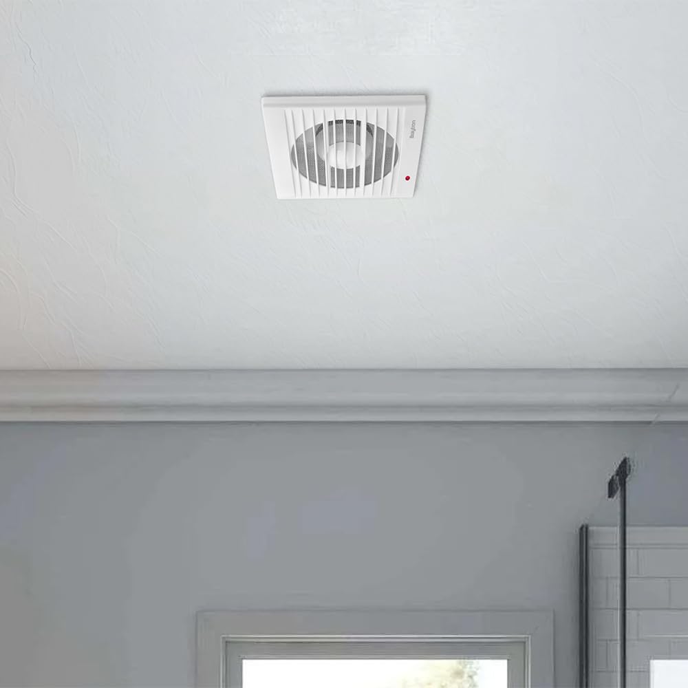 Braytron Badlüfter Wandlüfter WC Küche Ventilator Lüfter 100 Mm Leise 34db Leistungsstark 100 M