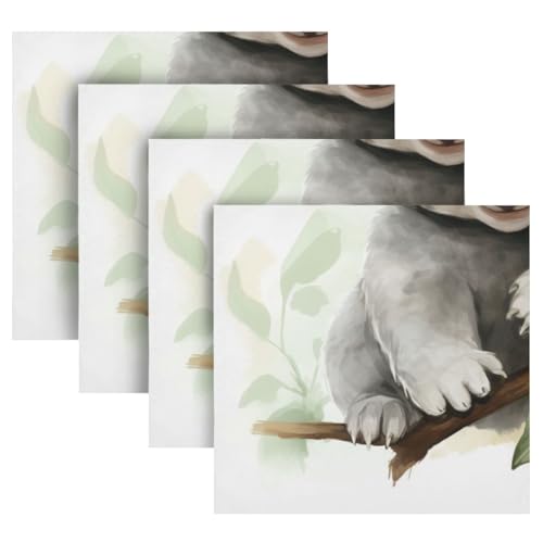 Servilletas de Tela Koala Cute 6pcs 20x20 pulgadas miniatura 7