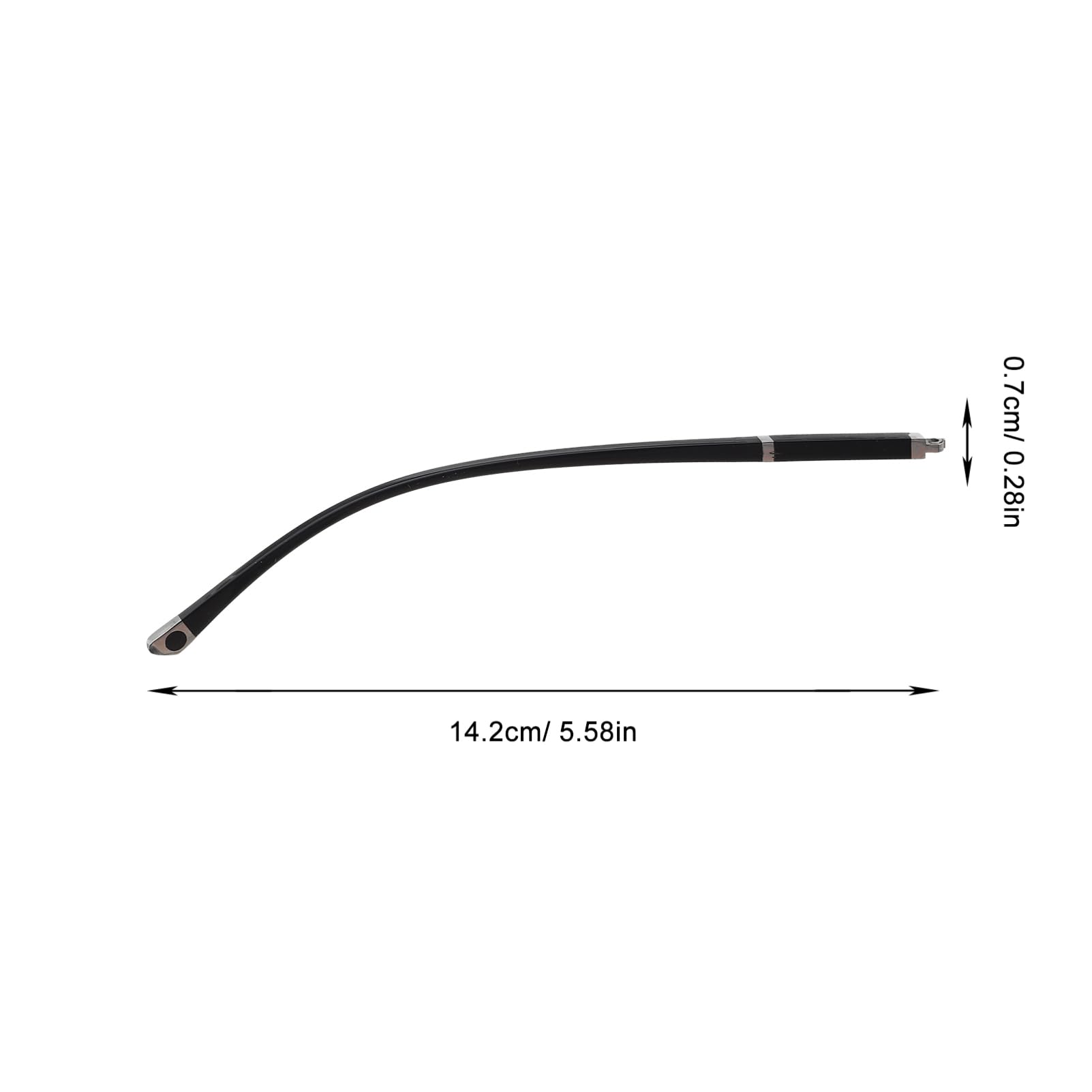 Didiseaon 1 Pair Glasses Legs and Feet Repair Glasses Arm Replacement Eye Glasses Universal Glasses Temple Eyeglasses Replacement Parts Eyeglasses Arm Universal Glasses Replacement Temple Tr