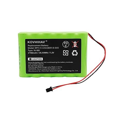 Replacement Battery for DSC 6PH-H-4/3A3600-S-D22,Compatible with ADT Impassa Wireless Alarm Systems DSC Impassa 9057 Wireless Control Panel 3700mAh Cover