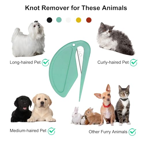 Dematting-Comb-for-Pets-Effectively-Remove-Knots-Tangles-and-Hair-with-Our-Matt-Splitting-Knot-Opener-Tool-5-Pcs Dematting Comb for Pets Effectively Remove Knots Tangles and Hair with Our Matt Splitting Knot Opener Tool 5 Pcs