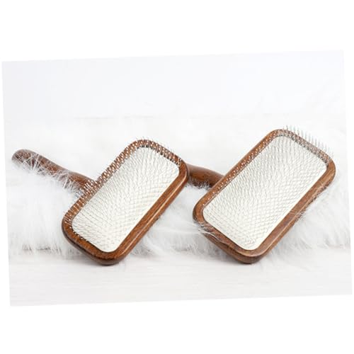 Peigne pour chat à poils longs avec manche long de toilettage et massage - 7