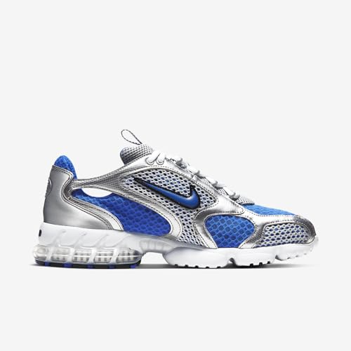 NIKE Air Zoom Spiridon Cage 2, Sneaker Uomo, Metallic Silver/Varsity Royal, 42 EU - Immagine 2