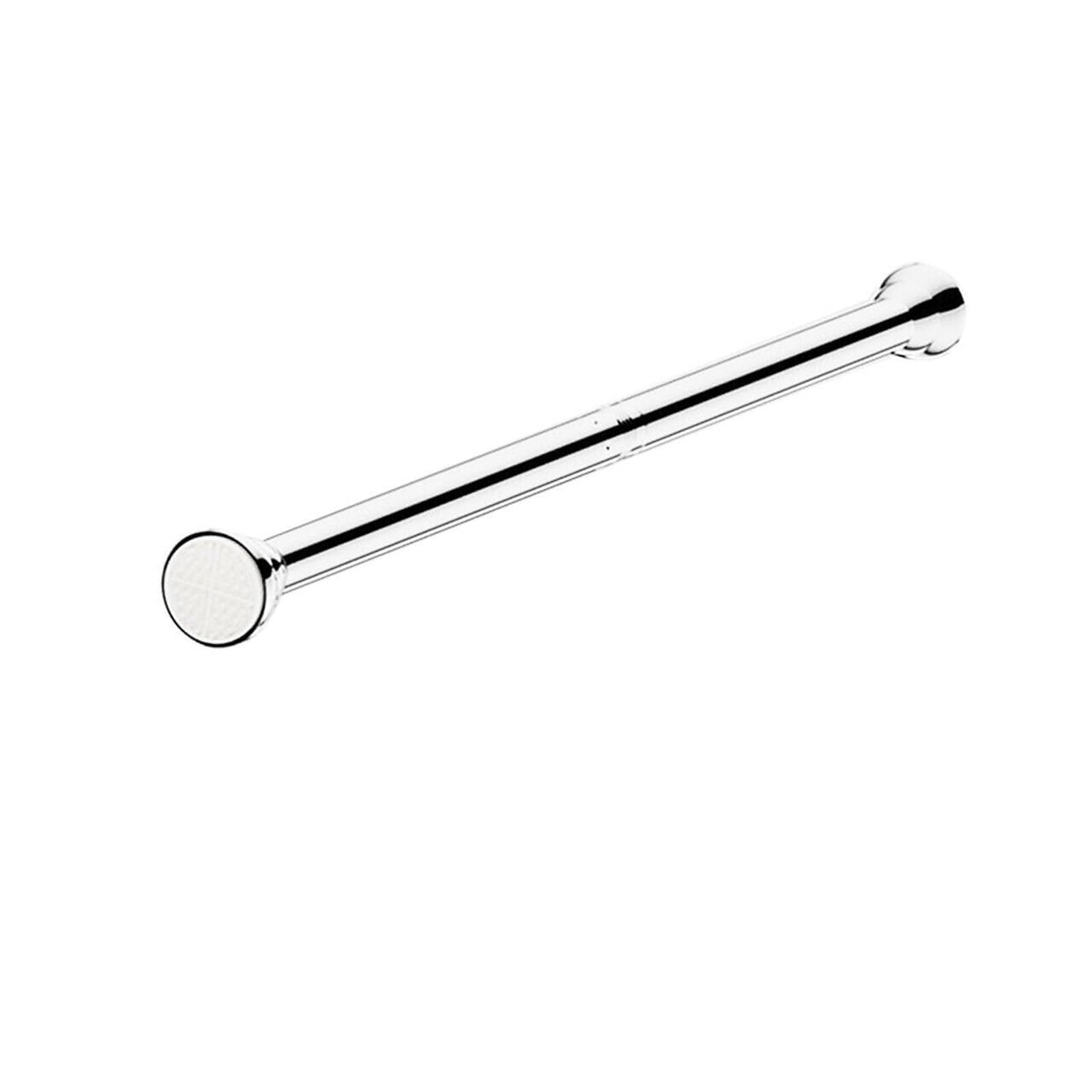 Tension Rod Multifunctional Loaded Extendable Rod Adjustable Curtain Telescopic Pole Household Hanging Rods(Silver 70 to 100cm)