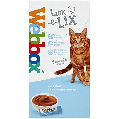 Webbox Liver Lick-e-Lix Cat Yoghurt Treats Pack Cover