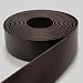 KOMORAX Dark Brown 1.5" Wide 20' Length Chair Vinyl Strap Strapping for Patio Lawn Garden Outdoor Furniture Matte Finish Color