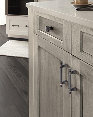 Image of Amerock | Cabinet Pull | Oil Rubbed Bronze | 3 inch (76 mm) Center to Center | Davenport | 1 Pack | Drawer Pull | Drawer Handle | Cabinet Hardware