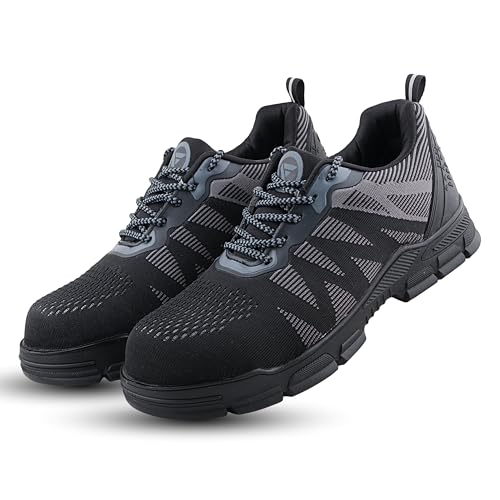 Image of FUEL Reevon-02 Lightweight Safety Shoes with Knitted Fabric Upper, Kevlar Insole & Non-Metallic Toe Cap in 200J
