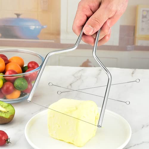 12 Pcs Cheese Slicer Wire Replacement Cheese Cutter Wire For Cheese Cutting，5-11/16 Inch Cheese Slicer Wire Replacement Cutter Kit #TOP2