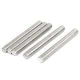 Aexit M14 x 130mm 304 acier inoxydable filetage à droite filetage total de la tige fileté ...