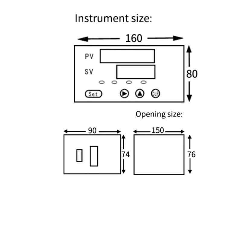 58mm Load Cell & Indicator Display Flat Type Load Cell Weighing Sensor 100g 200kg 300kg 500kg 1000kg 2000kg Weight Sensor(1000KG and Display)