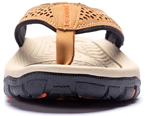 Image of GUBARUN Mens Sport Flip Flops Comfort Casual Thong Sandals Outdoor
