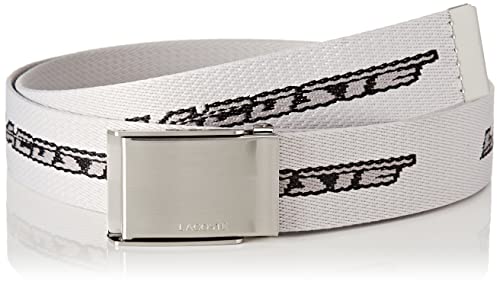 Lacoste Herren Rc4063 Ledergoods Belt, Calluna Black Cement, 90 cm