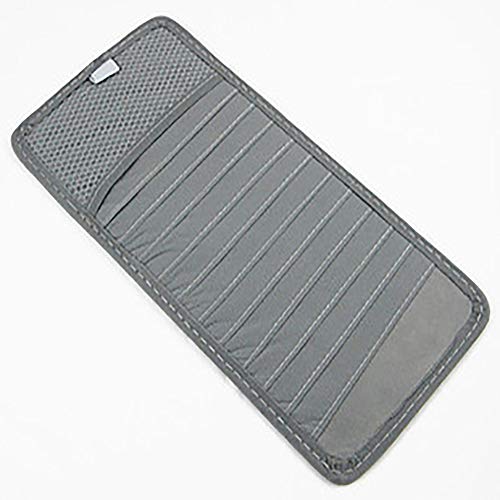 SZSS-CAR 2 pcs Organiseur pour Pare-Soleil de Voiture CD Holder Etui Poche étui de Rangement de CD Portables