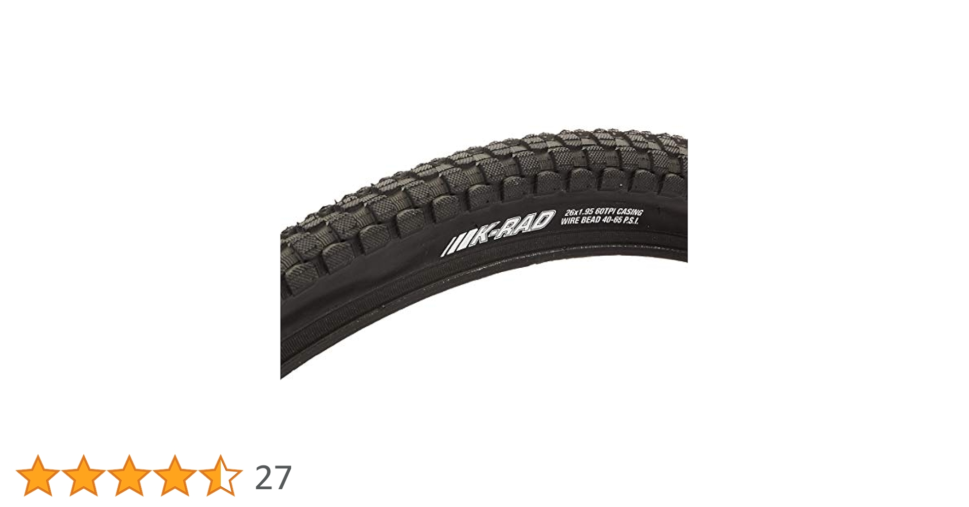 【27】KENDA 26×1.95 【2本set】ブロックタイヤBMX MTB KENDA BICYCLE - 自転車タイヤのケンダ