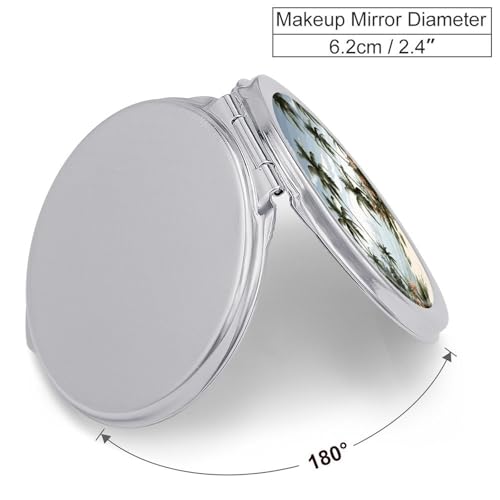 Espejo de Maquillaje de Viaje Compacto Redondo 2.4" miniatura 2