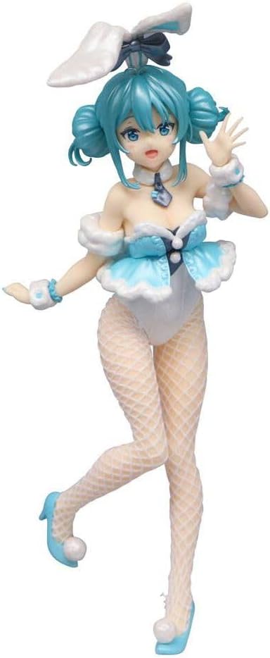 Hatsune Miku BiCute Bunnies Figure-Hatsune Miku White Rabbit Pearl Color ver.-