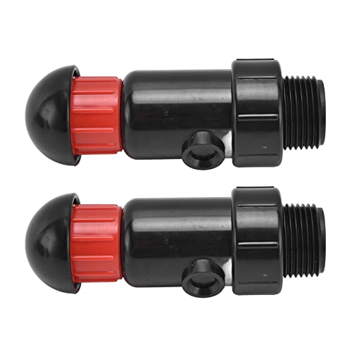 Paquete de 2 Válvulas de Liberación de Aire Automática G3/4 con Tapa Superior Desmontable - Válvula de Ventilación de Aire de Riego de Plástico para Sistemas de Riego