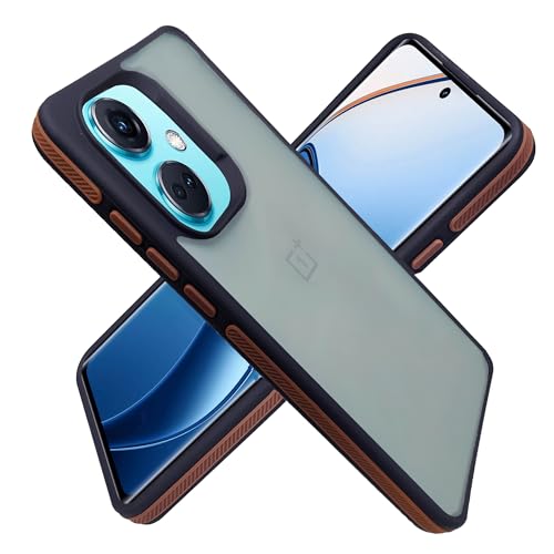 Image of A rtistque Frosted Ultra Matte Back Cover Case for OnePlus Nord CE 3 5G | Smooth Sides with Grip | Shockproof TPU Protective Design | Raised Camera Edges |OnePlus Nord CE 3 5G Back Cover - Brown