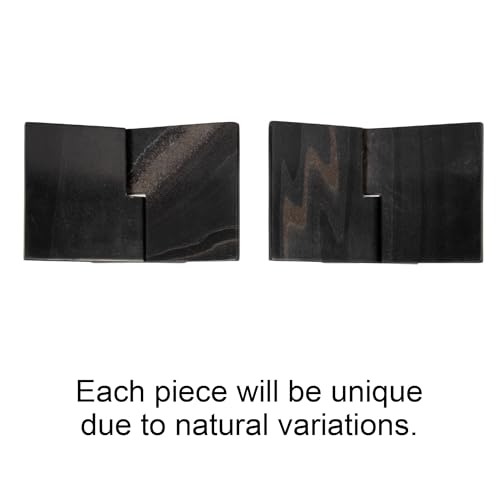 Image of Bloomingville Decorative Marble Book Holder, Ebony