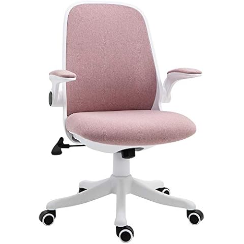 Vinsetto Chaise de Bureau Rose Cover