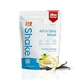 310 Nutrition All In One Meal Replacement Shake Fiber Rich Vegan Superfood Blend Natural Sweeteners Low Carb Shake, Keto & Paleo Friendly Gluten Free 26 Essential Vitamins & Minerals