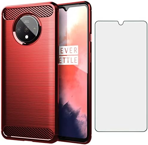 Custodia Portafoglio Asuwish Per OnePlus 7T Con Vetro Temperato – Pelle Blu Con Supporto E Cerniera - 2