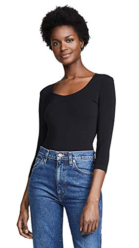 Wolford Women's Tokio Thong Bodysuit, Black, XS at Amazon Women's