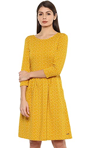 Image of Van Heusen Woman Women's Cotton Blend A-Line Knee-Length Dress