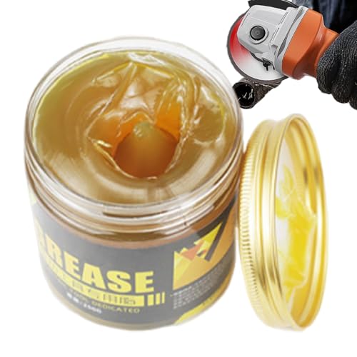 Grasa Blanca De Litio - Grasa De Larga Duración | Grása De Los Alimentos Lubricante | Grása Industrial Para Cojinetes Rodamientos Brocas Engranajes (250g)