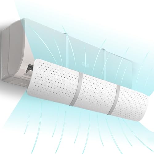 WIOONI Deflector Universal Ajustable de Pared de Aire Acondicionado para Salón, Oficina, Dormitorio...