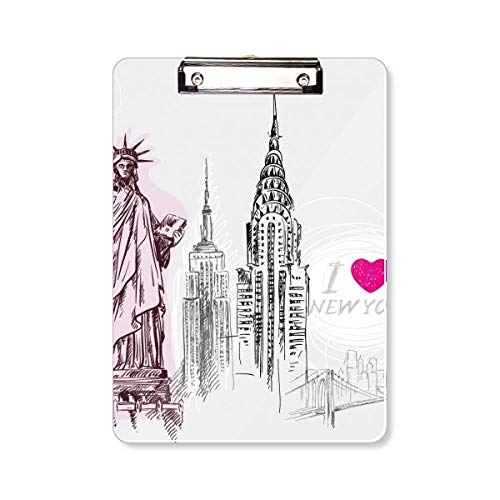 Bloc-notes I Love New York America Country City A4 grand format d'écriture