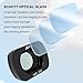 Magnetic Wide-Angle Lens Filter + Tempered Glass LCD Display Film for Osmo Pocket 3，Wide Angle Lens Filter Compatible with DJI Pocket 3 Accessories, Screen Protector（HD, 9H Hardness Screen Protector）
