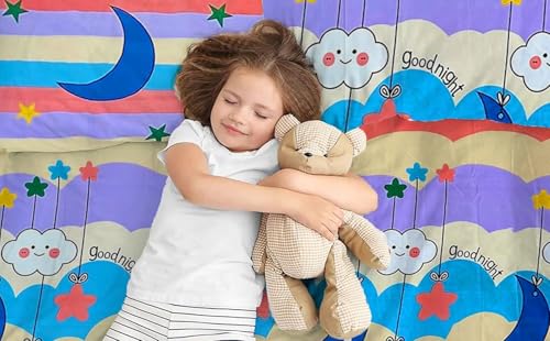 Image of Filymore Kids Good Night Single bedsheet with one Pillow Cover Made with Microfiber (Size 90x60) (Pillow Size 18x28) (Colour-Beige)