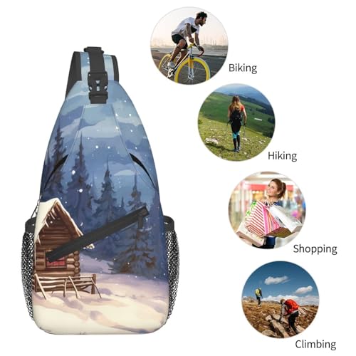 Bolso cruzado pequeño para senderismo unisex miniatura 6