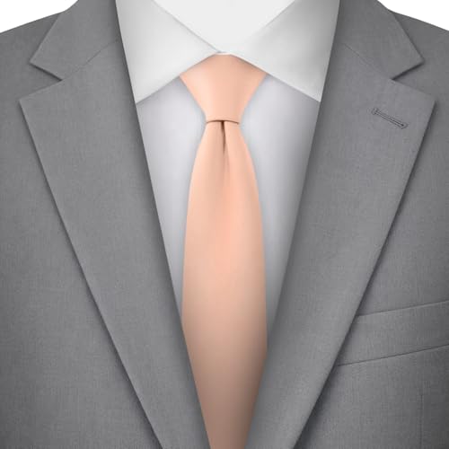 Image of Jacob Alexander Men's Skinny Width 2 inch Solid Color Tie