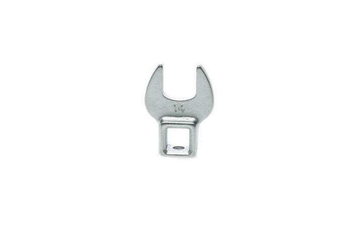 TENG TOOLS 14MM 3/8 Inch Drive Metric Open Ended Chrome Vanadium Crow Foot Wrench - M386514-C