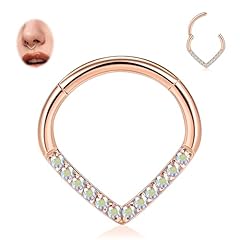 Rose gold-AB CZ