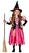 Produktbild Guirca Hexenkostüm für Mädchen 5/6 Jahre, Farbe Rosa und Schwarz, 110/116 82566