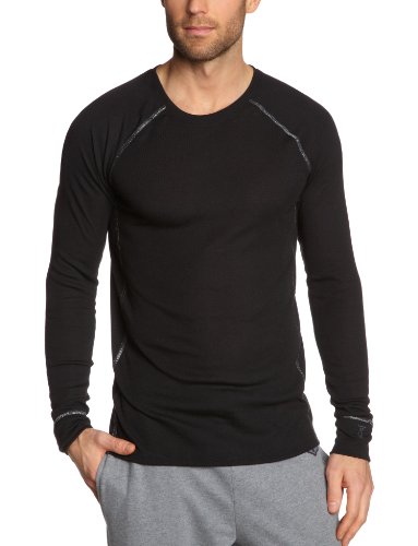 Preisvergleich Produktbild Schiesser Herren Unterhemd 135314-000, Gr. 6 (L), Schwarz (000-schwarz)