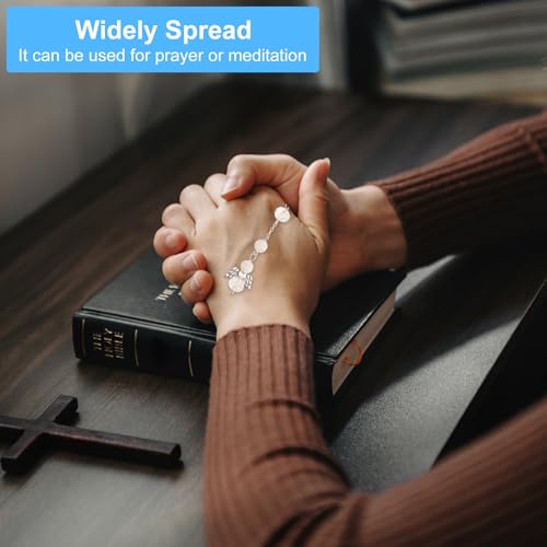 APOMOONS 2PCS Schutzengel Anhänger, Rückspiegel Anhänger, Rückspiegel Glücksbringer, Auto Rosenkranz, Auto Innendekoration, Rückspiegel Glücksbringer, Schutzengel Geschenk, Glück, Mode