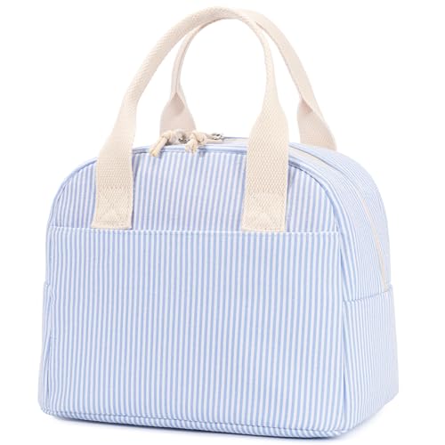 Image of LOVELYWIND Lunch Box for Women Cute Lunch Bags for Women Lunch Tote Bags Reusable Insulated Lunch Box Large Capacity Reusable Insulated Cooler for Work or Travel Gifts or Beach
