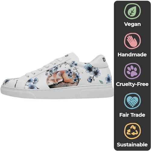 White Sneakers for Women - Handmade Women's Fashion Sneakers, Vegan Leather and Unique Design, Comfortable Shoes for Women, Ace Sneakers3