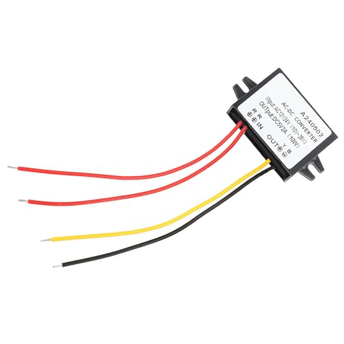 Generic Módulo Convertidor de 5V CC, Rendimiento Estable para Monitor de Pantalla de Coche, Cámara, Ventilador, Bomba de Agua, IP67, Resistente Al Agua y Al Polvo (2A)
