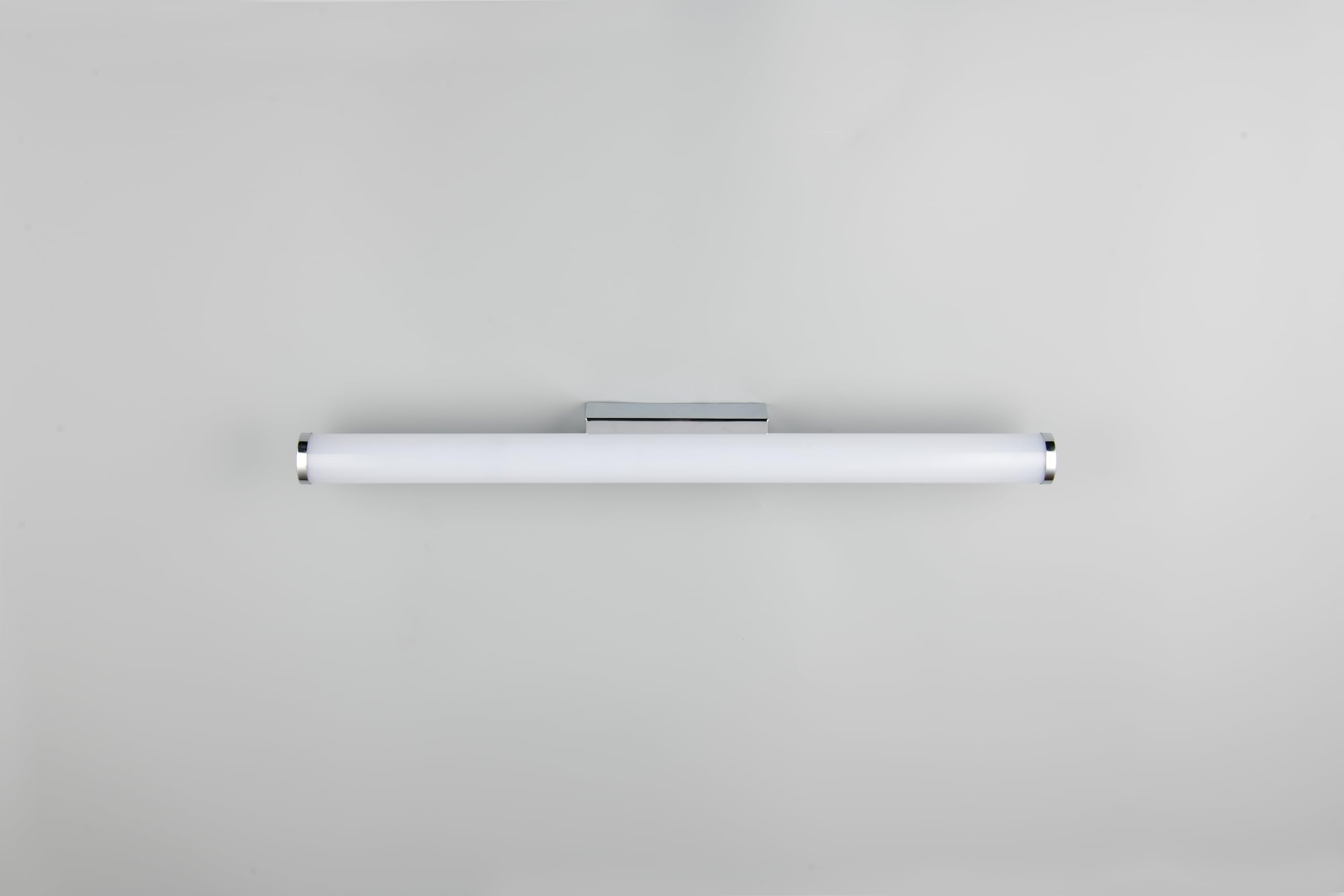 Trio Leuchten LED Applique de salle de bain MATTIMO 283274206, Métal chrome, Plastique blanc, 6,5 Watt LED