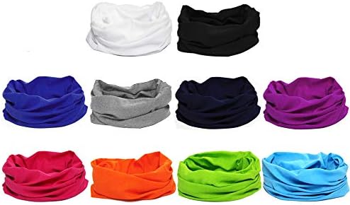 Ussuperstar Outdoor Wide Wicking Headband Seamless Headwear Bandana Scarf 6-10