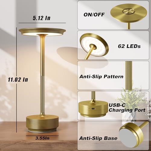Image of 2 Pack Cordless Table Lamps