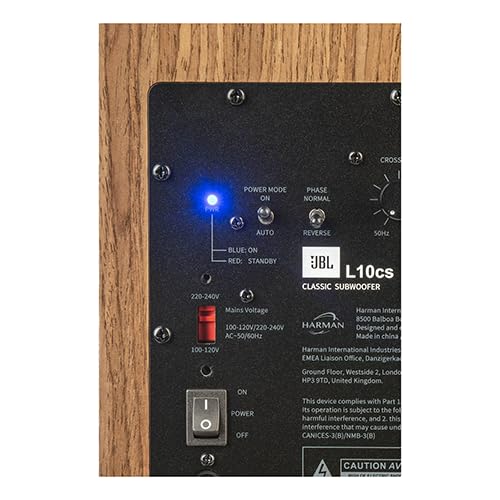 JBL L10cs 10 Inch Down Firing Subwoofer (Walnut) - Image 5