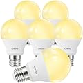 Linkind A19 LED Light Bulb, 40W Equivalent, 5W 2700K Soft White, 450 Lumens Non-Dimmable, E26 Standard Base, Energy Efficient UL Listed for Bedroom Home Office, 6 Packs