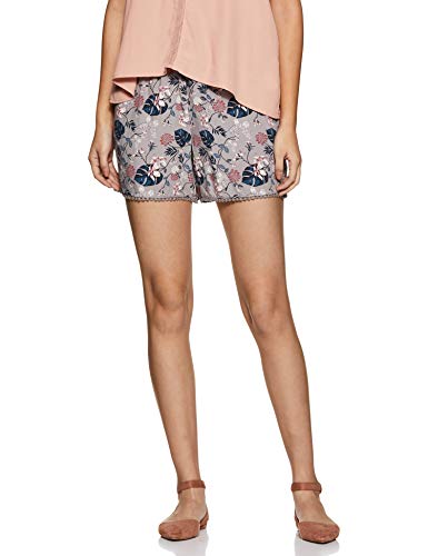 Image of Van Heusen Women's Cotton Lounge Shorts | Lightweight | Breathable Cotton | Relaxed fit | Printed | Comfortable Everyday Wear | Style 55501|Available in Pack of 1 & 2